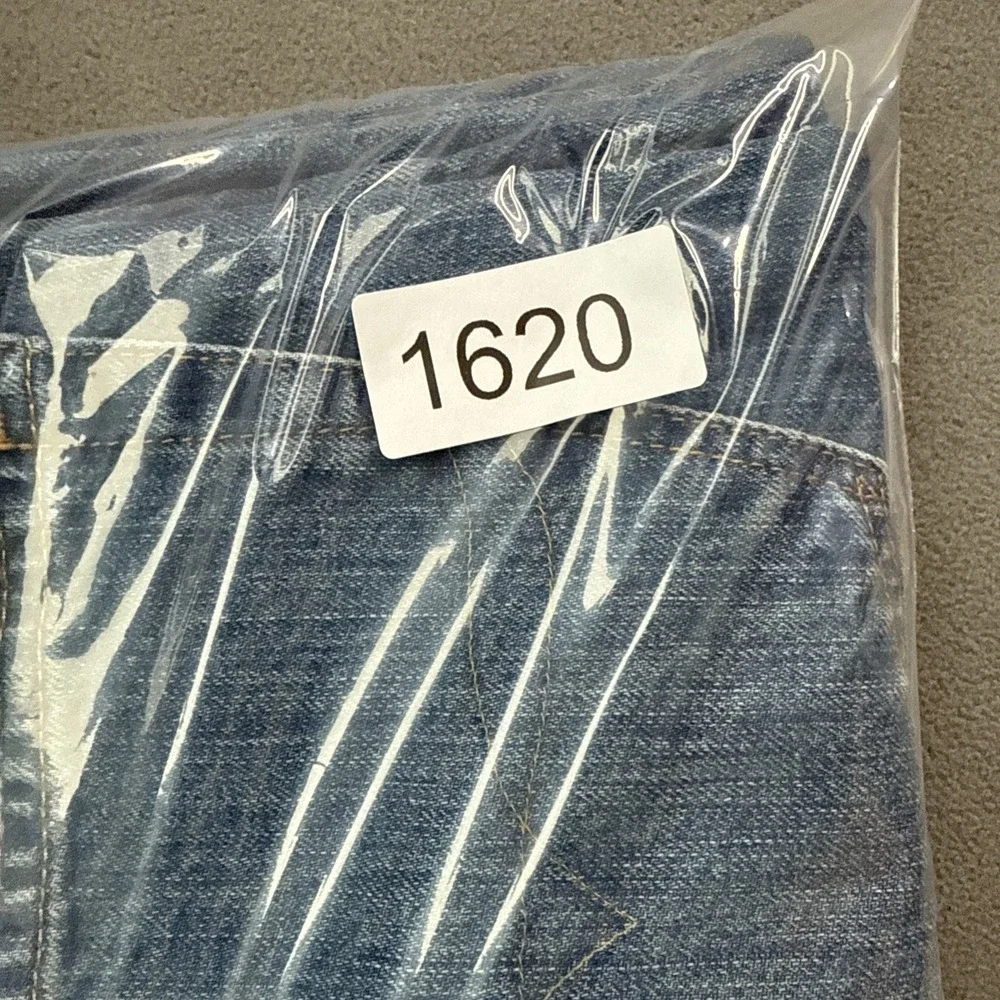 Polo Ralph Lauren Jeans Mens 33x32 Blue Hampton Relaxed Straight‎ Mid Rise Denim